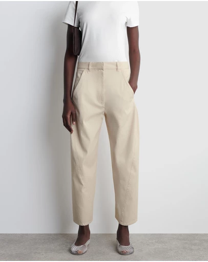 COS - Barrel-Leg Cotton Trousers