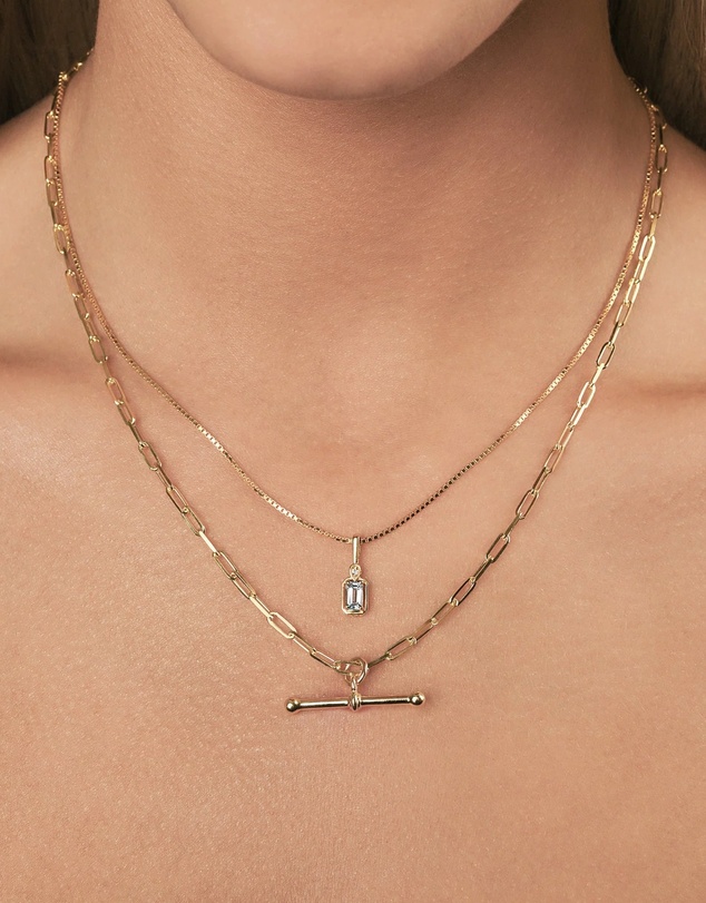 Von Treskow - Maeve sky Blue Topaz Necklace