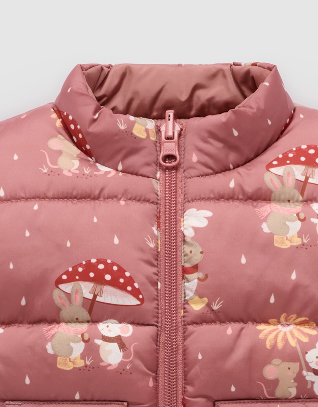 Purebaby - Reversible Puffer Vest -Kids-Babies