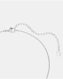 Swarovski - Ariana Grande X Swarovski Set, Crystal Pearl, Round Cut, Flower, White, Rhodium Plated