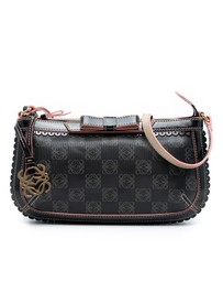 Pre-Loved by Azura Reborn - Pre-Loved Anagram PVC Coated Canvas Shoulder Bag