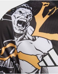 adidas Performance - ALL BLACKS MARVEL CAPTAINS RUN JERSEY KIDS