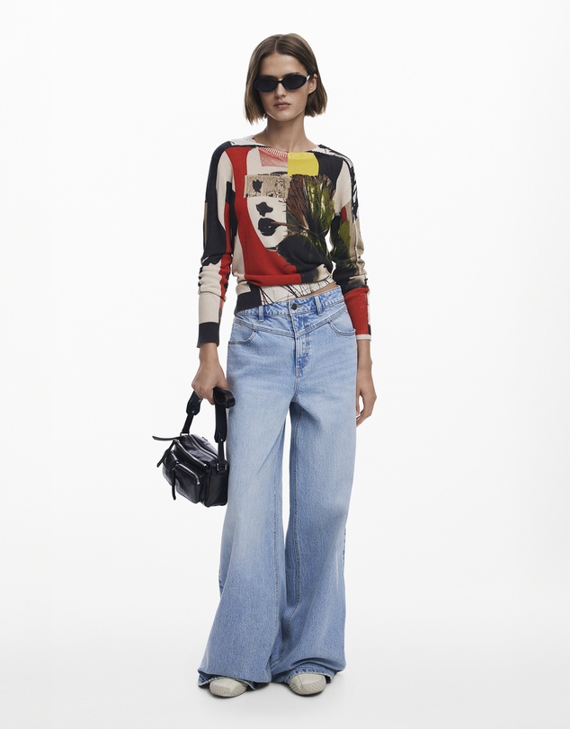 Desigual - Lacroix Collage Sweater