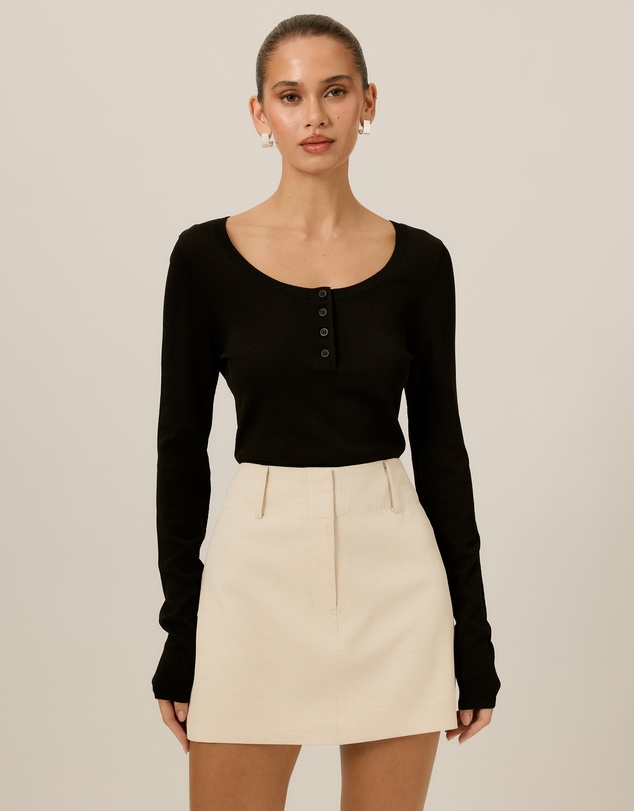 Tussah - Freya Fine Knit Long Sleeve Top
