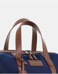 Pierre Cardin - Pierre Cardin 2-Tone Lite Duffle Carry On Bag