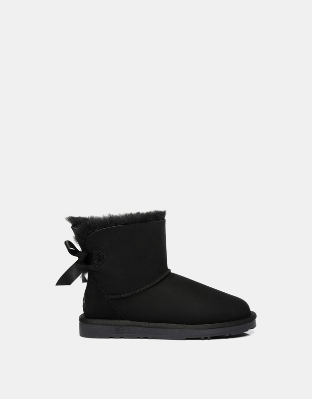 EVERAU - EverAU Ugg Mini Back Bow Sheepskin Upper UGG Boots