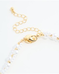 Lovisa - Gold Plated Pearl Choker Necklace