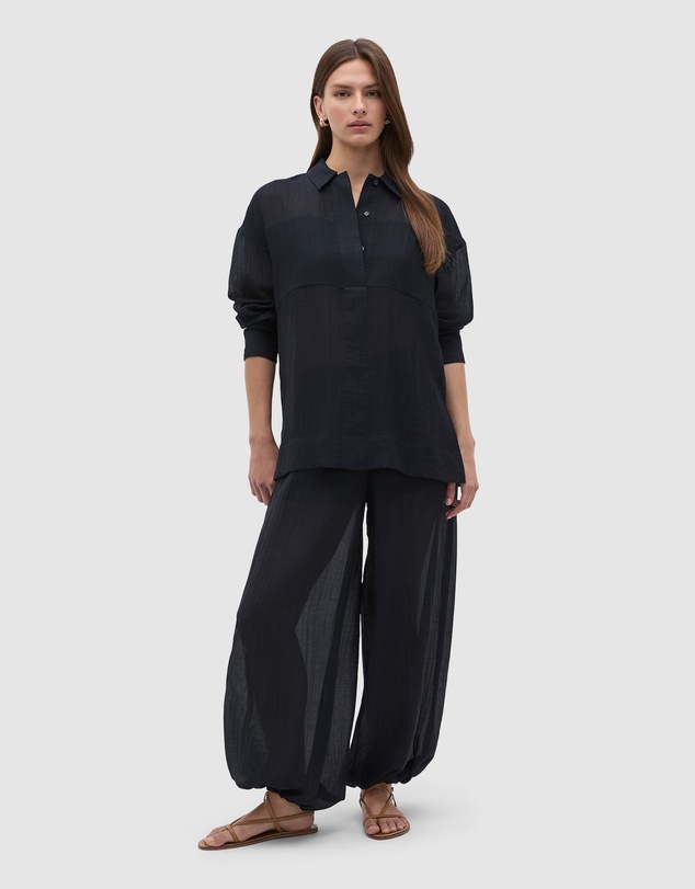 Seed Heritage - Semi Sheer Crinkle Pant