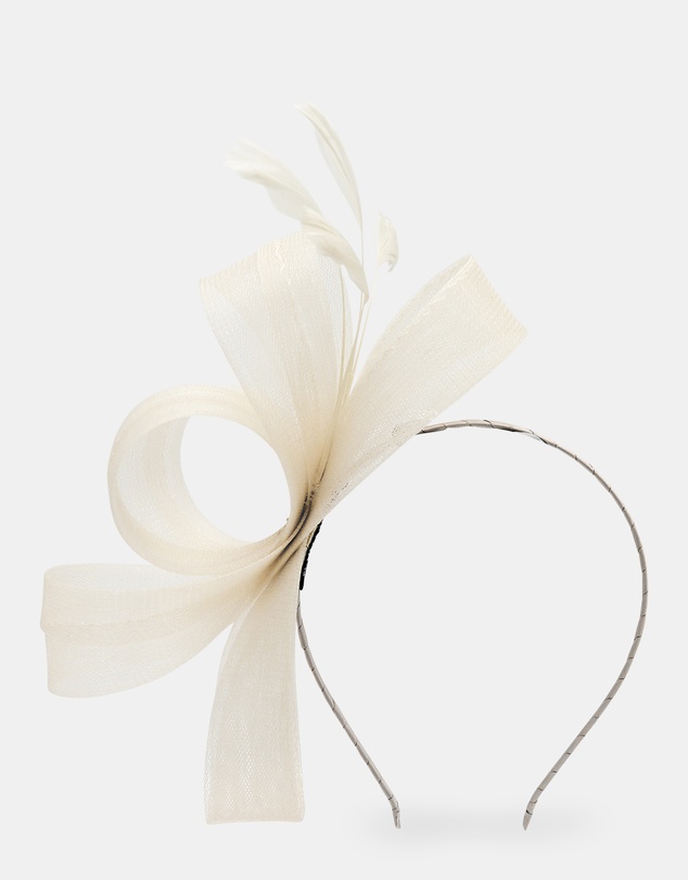 Morgan & Taylor - Nyla Fascinator in Beige