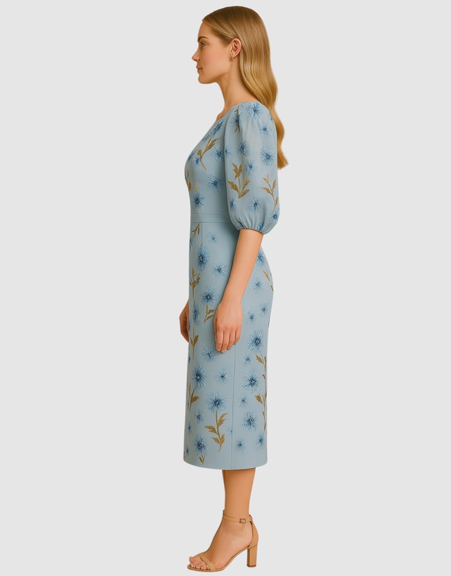Romance by Honey and Beau - Blake One Sleeve Dress