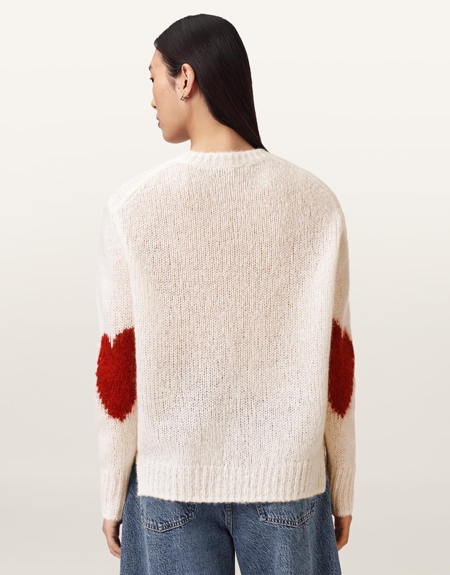 AllSaints - Luvheart Wool-Alpaca Blend Crew