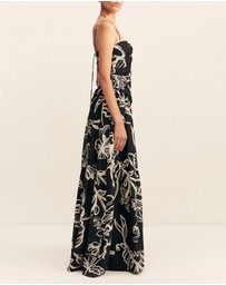Shona Joy - Lila Double Strap Tiered Maxi Dress