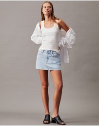 Calvin Klein Jeans - Denim Micro Mini Skirt