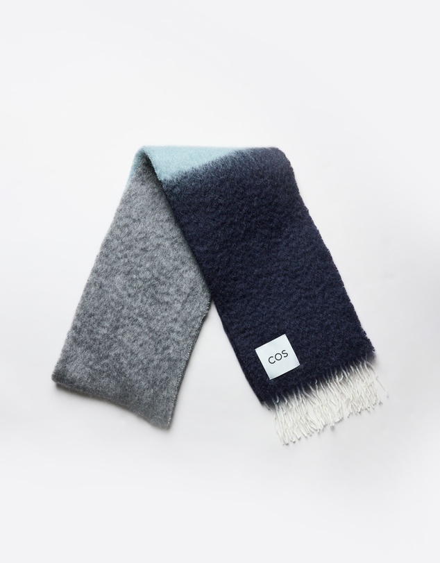 COS - Fringed Mohair Scarf