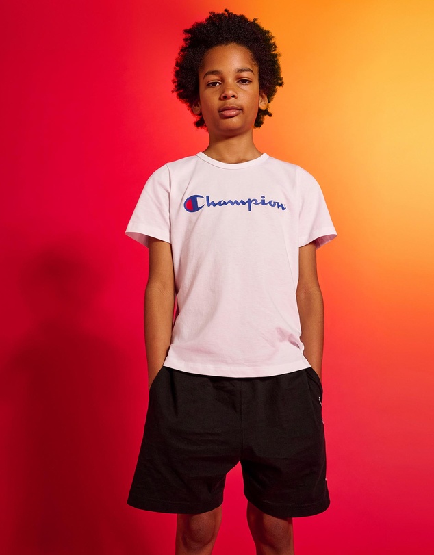 Champion - Script Short Sleeve Tee - Kids-Teens