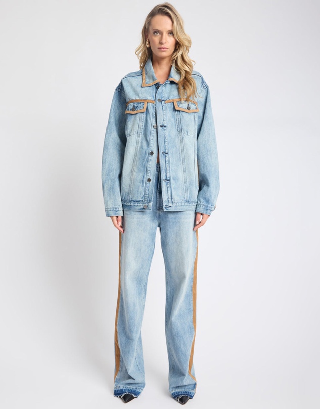 ONE TEASPOON - Rodeo Queen Boyfriend Denim Jacket - Salty Dog