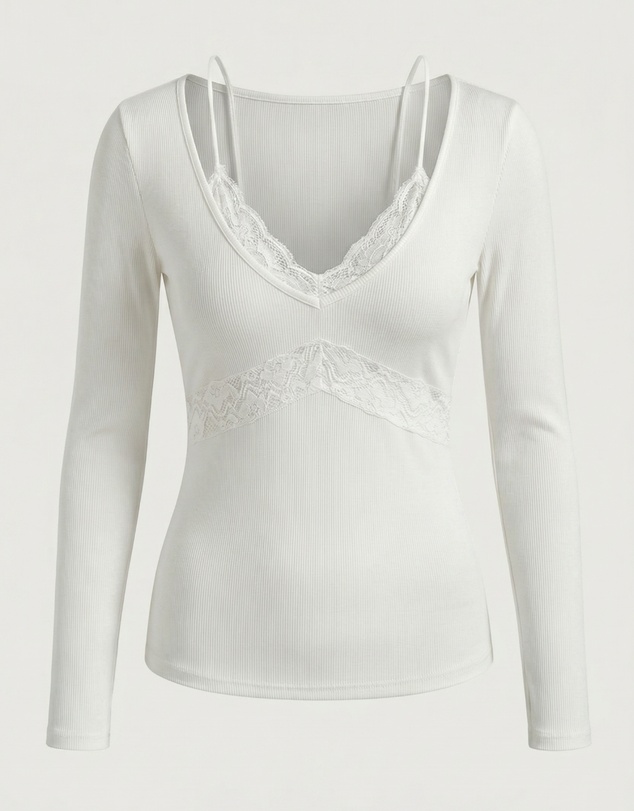 Style Addict - Noa Lace Long Sleeve Top