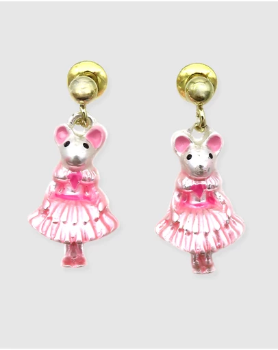 Claris The Chicest Mouse In Paris By Pink Poppy - Claris Fashion Earrings