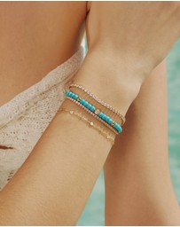 Ania Haie - Ania Haie Gold Disc Station Bracelet