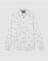 Politix - Bouquet Print Long Sleeve Shirt