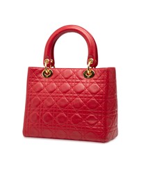 Pre-Loved by Azura Reborn - Pre-Loved Medium Lambskin Cannage Lady Dior