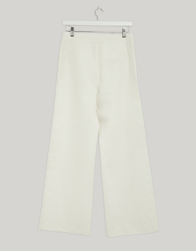 Revibe - Repaired Shona Joy Toile Lace Wide Leg Pants - AU 8