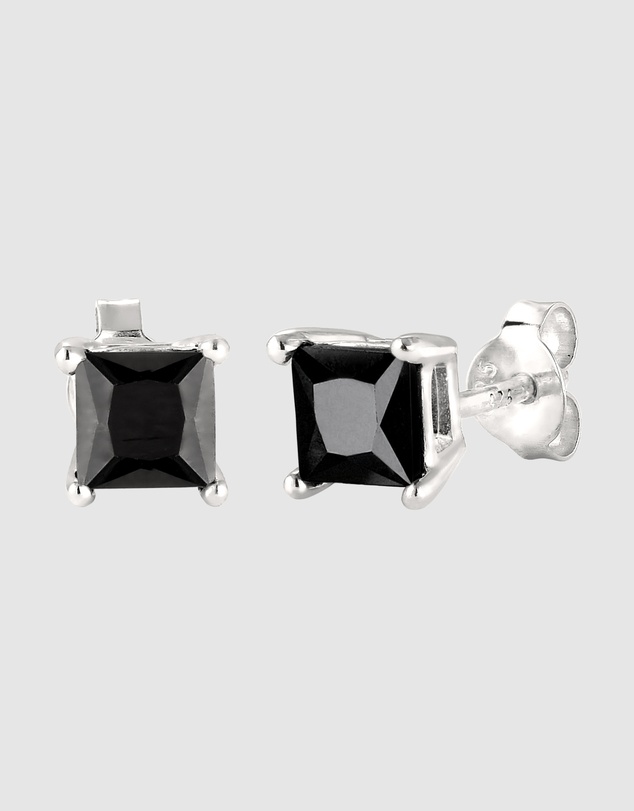 Kuzzoi - ICONIC EXCLUSIVE - Zirconia Stud Earrings in 925 Sterling Silver