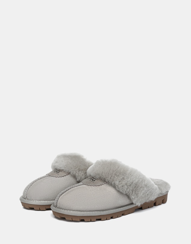 EVERAU - Australian Shepherd Ugg Waffle Slipper Sheepskin Upper House Shoes