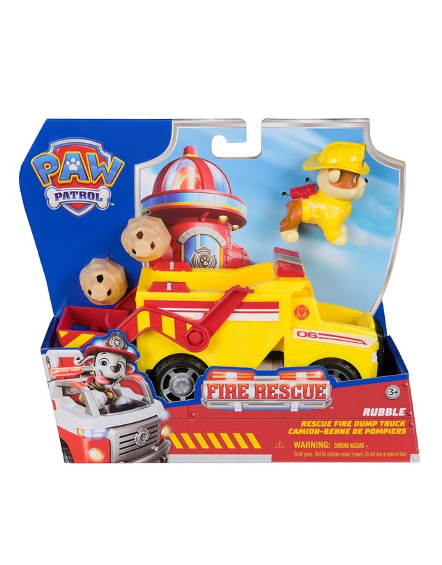 Paw Patrol - Fire Rescue Themed Vehicle Rubble Solid
