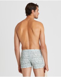 Aqua Blu Australia - Evergreen Lycra Swim Shorts
