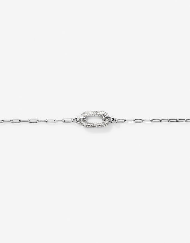 Michael Hill - Luxe Links Paperclip Necklace in Sterling Silver