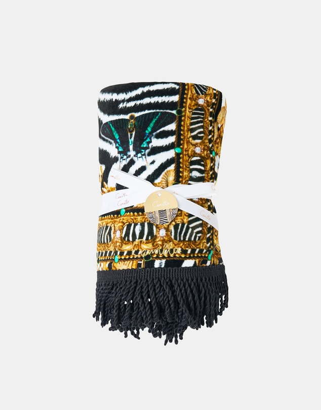 Camilla - Zig Zag Zoo Beach Towel