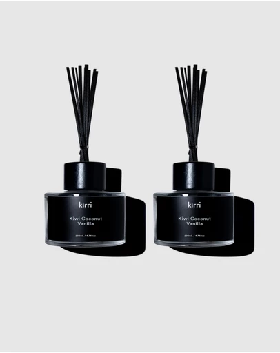 Kirri by Scent Australia Home - Kiwi Coconut Vanilla Reed Diffuser Duo