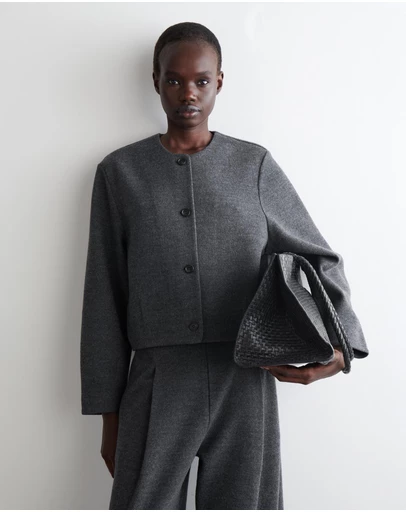 COS - Boiled Merino Wool Cardigan