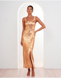Pilgrim - Jordana V-neck Sequin Dress