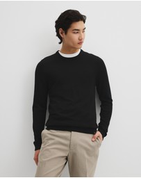 Country Road - Australian Merino Wool Long Sleeve Crew Neck Knit