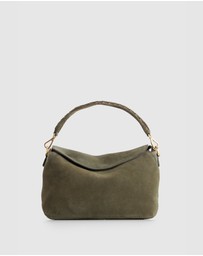 Evity - Clara Suede Leather Grab Bag