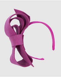Max Alexander - Felt Fuchsia Bow Fascinator