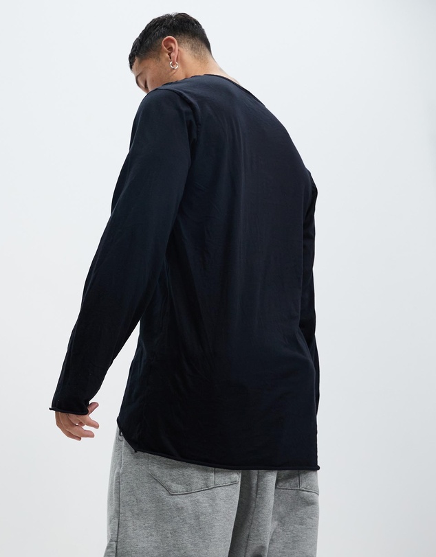 Surrounded By Ghosts - The Trona Cotton Long Sleeve Tail T-Shirt