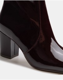 Wittner - Kyrah Patent Leather Ankle Boots