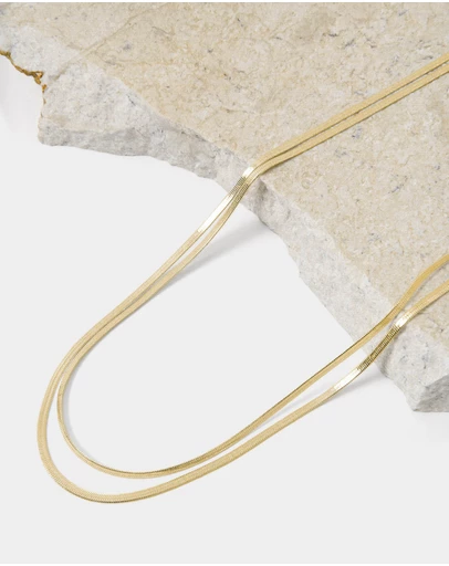 Forcast - Jaylen 16k Gold Plated Necklace