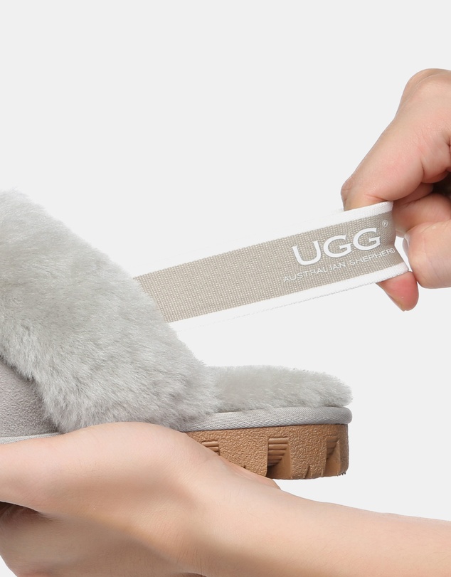 EVERAU - Australian Shepherd Ugg Waffle Plus Cow Suede Upper House Shoes