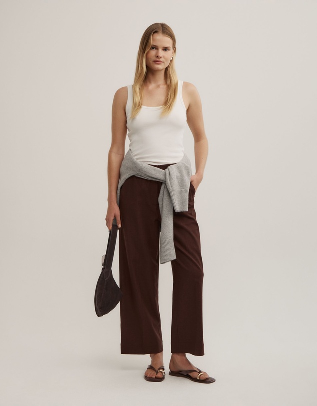 Witchery - Linen Crop Pants