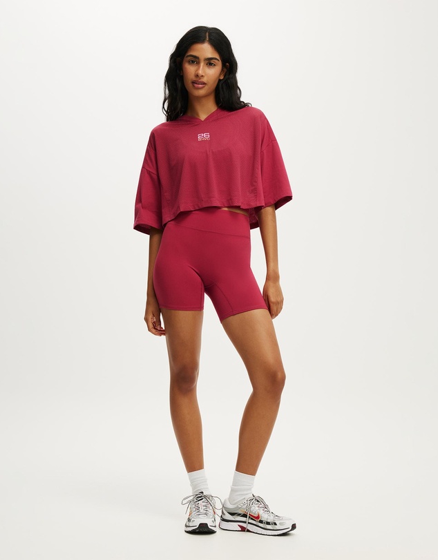Cotton On Body Active - Active Mesh Cropped Graphic Tee