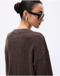 Minima Esenciales - Lorin Wool Cashmere V Neck
