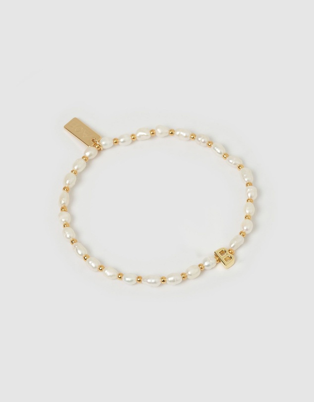 Arms Of Eve - Initial Pearl Bracelet