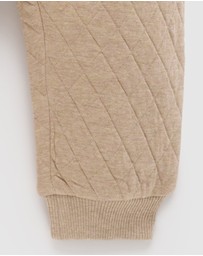 Purebaby - Quilted Track Pants -Kids-Babies