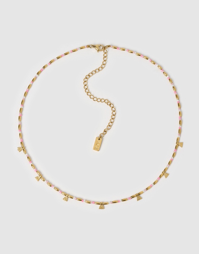 Arms Of Eve - Natalia Gold Necklace - Peony