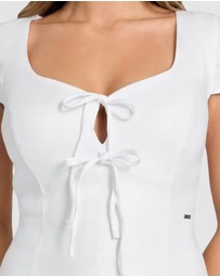 GUESS - Isabeau Bows Mini Dress