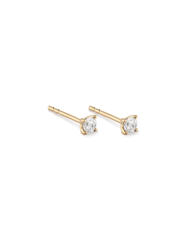 Michael Hill - 0.25 Carat TW Diamond Solitaire Stud Earrings in 18kt Yellow Gold